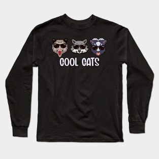Cool Cats Color Long Sleeve T-Shirt